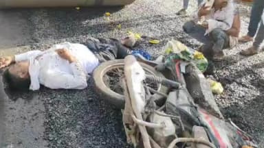 हरदा: मुहाल के पास सड़क निर्माण कार्य के दौरान बड़ा हादसा, किसान की मौत।