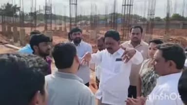 కల్వకుర్తి: కల్వకుర్తి పట్టణంలో పలు అభివృద్ధి పనులను తనిఖీ చేసిన నాగర్కర్నూల్ కలెక్టర్ హేమంత్ కేశవ్ పాటిల్
