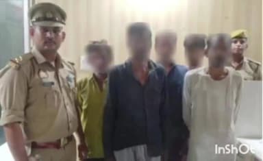 आगरा: पथौली पुल के पास ताश के पत्तों से हार जीत की बाजी लगाकर जुआ खेल रहे 5 जुआरी गिरफ्तार