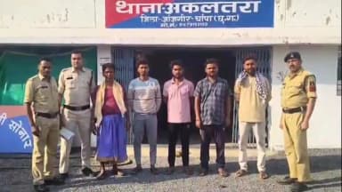 अकलतरा: मिक्सर मशीन लेने को लेकर दो पक्षों में हुआ विवाद, कोटमीसोनार पुलिस सहायता केंद्र ने 5 आरोपियों को किया गिरफ्तार