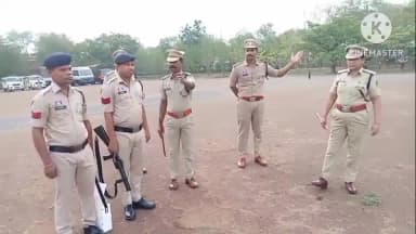 जांजगीर: पुलिस लाइन जांजगीर में पुलिस जवानों ने बलवा ड्रिल का किया अभ्यास