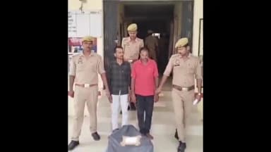 मंझनपुर: कौशाम्बी में ऑपरेशन चक्रव्यूह में बड़ी सफलता, बिजली के तार चुराने वाले 2 शातिर दबोचे, चोरी का माल व बोलेरो बरामद