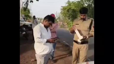 गुनौर: वाहन चेकिंग के दौरान वसूली के आरोप, सलेहा पुलिस पर उठे सवाल