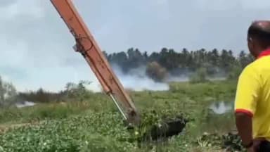 पालघर: नालासोपारा येथे मोकळ्या जागेत लागली आग