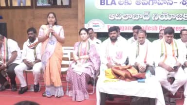 అదిలాబాద్ అర్బన్: కాంగ్రెస్ పార్టీ బలంగా ఉండాలంటే అందరూ కలిసి కట్టుగా పని చేయాలి :ఆదిలాబాద్ మున్సిపల్ ఛైర్పర్సన్ అనూష