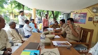 अमेठी: संग्रामपुर में थाना समाधान दिवस का आयोजन, थाना प्रभारी ने सुनीं जनसमस्याएं