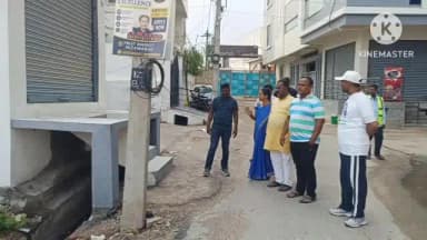 నిజామాబాద్ సౌత్: నగరంలోని పలు డివిజన్ లలో పర్యటించిన మేయర్ కూరగాయల ఉమారాణి, మున్సిపల్ కమిషనర్ దిలీప్ కుమార్