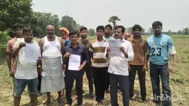 मुंगेर: विवादित जमीन पर मकई की फसल नष्ट करने का आरोप, घेराबंदी को लेकर बढ़ा तनाव