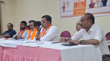 જૂનાગઢ: સુશાસનના ૧૨ વર્ષ પૂર્ણ થવાના અવસરે જૂનાગઢમાં પ્રેસ કોન્ફરન્સ યોજાઈ