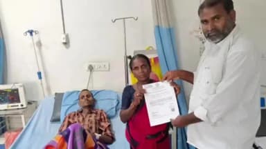 రామారెడ్డి: ఉప్పల్వాయి గ్రామానికి చెందిన బత్తుల రాజ్ కుమార్ రోడ్డు ప్రమాదంలో గాయపడడంతో ఎల్ఓసి మంజూరు చేసిన ఎమ్మెల్యే మదన్మోహన్ రావు