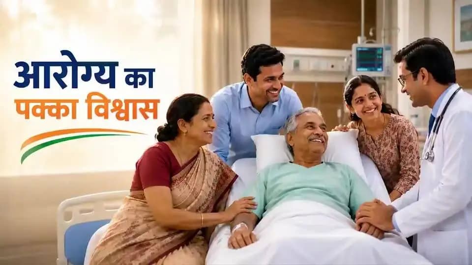 "आरोग्यं परमं भाग्यं"
स्वस्थ नागरिक ही विकसित राष्ट्र की सबसे बड़ी शक्ति हैं। पिछले 12 वर्षों में प्रधानमंत्री श्री नरेंद्र मोदी के नेतृत्व में देश स्वास्थ्य क्षेत्र में अभूतपूर्व परिवर्तन का साक्षी बना है।
बढ़े हुए स्वास्थ्य बजट, जन औषधि केंद्रों के माध्यम से सस्ती दवाओं की उपलब्धता, आयुष्मान भारत जैसी स्वास्थ्य सुरक्षा योजना और व्यापक टीकाकरण अभियान ने करोड़ों भारतीयों के जीवन में नया विश्वास जगाया है।
12 वर्ष सेवा के, 12 वर्ष जनकल्याण के, 12 वर्ष स्वस्थ भारत के।
@PMOIndia
@vishnudsai
@MoHFW_INDIA
#12YearsOfSwasthBharat