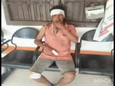 लिट्टीपाड़ा: अज्ञात वाहन की टक्कर से बाइक सवार घायल, हादसे के बाद चालक वाहन लेकर फरार