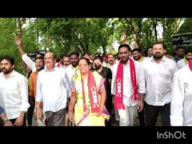 బెల్లంపల్లి: సింగరేణి బాయి బాట కార్యక్రమంలో భాగంగా కాసిపేట-1 బొగ్గు గని వద్ద గేట్ మీటింగ్ లో పాల్గొన్న trs అధ్యక్షురాలు కవిత