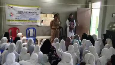 नौतनवा: मुडिला जमाल हैदर खान में उ0नि0 अनामिका चौहान ने बालिका सुरक्षा पर किया जागरूक