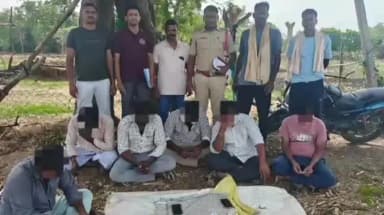 సదాశివనగర్: మోడేగాంలో పేకాట ఆడుతున్న ఆరుగురు వ్యక్తులు అరెస్టు, రూ.35 వేల నగదు స్వాధీనం ఎస్సై పుష్పరాజ్