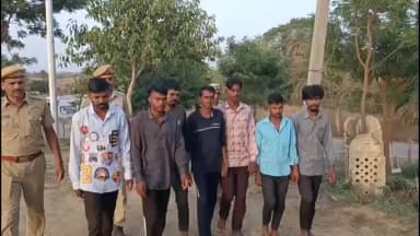 झाडोल: बाघपुरा पुलिस ने सरपंच पर जानलेवा हमले के मामले में वांछित 7 आरोपियों को किया गिरफ्तार, तलवार व लठ बरामद