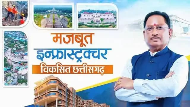 आधुनिक इन्फ्रास्ट्रक्चर का विकास, विकसित छत्तीसगढ़ का निर्माण।
डबल इंजन सरकार के नेतृत्व में रेल, सड़क, हवाई संपर्क और आधुनिक शहरी विकास के क्षेत्र में अभूतपूर्व कार्य हो रहे हैं। नई रेल परियोजनाएं, राष्ट्रीय राजमार्ग, एक्सप्रेसवे, ग्रामीण सड़कें और विस्तारित हवाई सेवाएं प्रदेश को विकास की नई गति दे रही हैं।
मजबूत इंफ्रास्ट्रक्चर के साथ हमारा छत्तीसगढ़ समृद्ध और आत्मनिर्भर भविष्य की ओर अग्रसर है।
#12YearsOfNayaBharatNirman
@chhattisgarhcmo @dpr.chhattisgarh