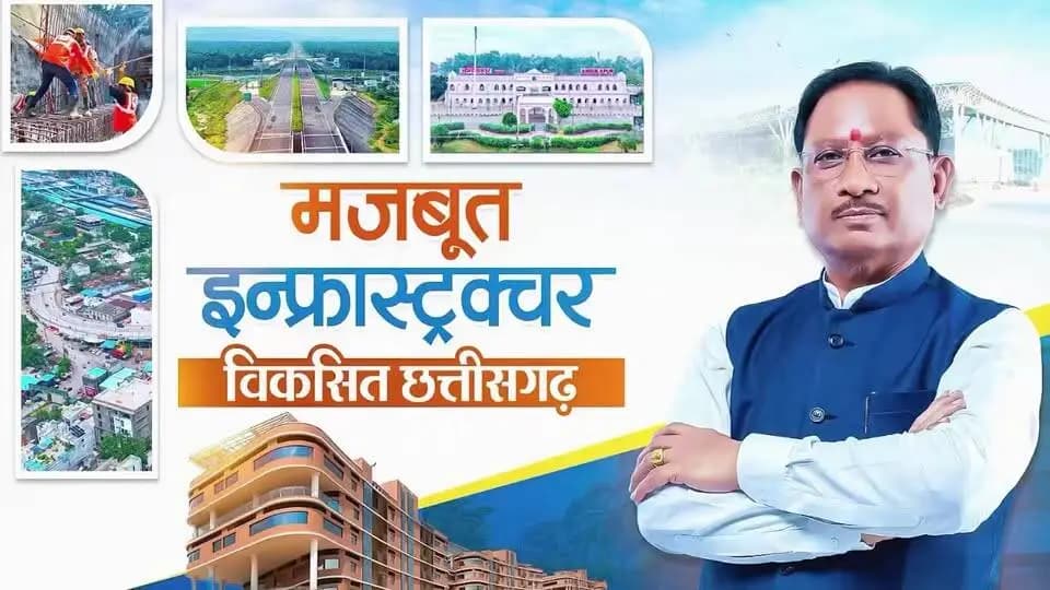 आधुनिक इन्फ्रास्ट्रक्चर का विकास, विकसित छत्तीसगढ़ का निर्माण।
डबल इंजन सरकार के नेतृत्व में रेल, सड़क, हवाई संपर्क और आधुनिक शहरी विकास के क्षेत्र में अभूतपूर्व कार्य हो रहे हैं। नई रेल परियोजनाएं, राष्ट्रीय राजमार्ग, एक्सप्रेसवे, ग्रामीण सड़कें और विस्तारित हवाई सेवाएं प्रदेश को विकास की नई गति दे रही हैं।
मजबूत इंफ्रास्ट्रक्चर के साथ हमारा छत्तीसगढ़ समृद्ध और आत्मनिर्भर भविष्य की ओर अग्रसर है।
#12YearsOfNayaBharatNirman
CMO Chhattisgarh Vishnu Deo Sai DPR Chhattisgarh PMO India