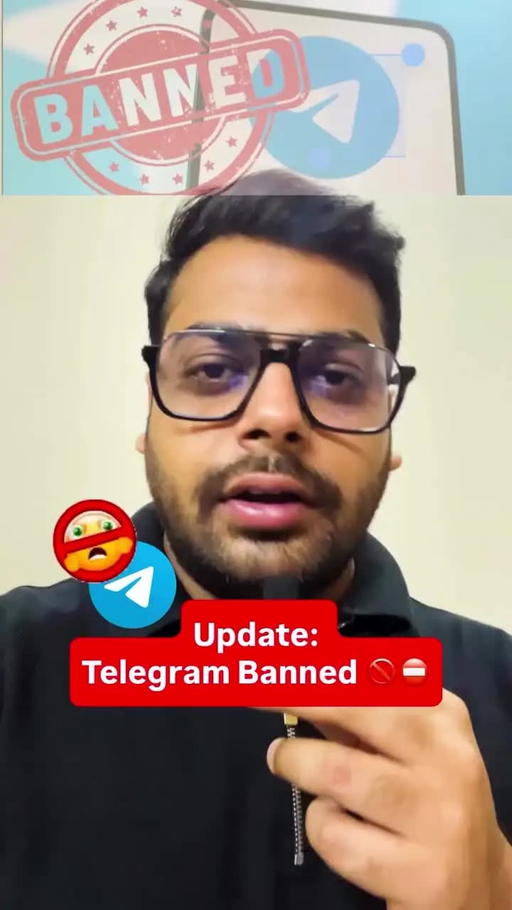 Telegram banned in india untill 22 june 2026
.
#telegrambanned #telegram #telegramban #neetpaperleak