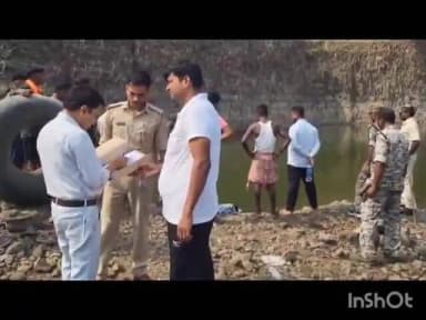 हिरणपुर: हिरणपुर के बंद खदान में नहाने गया युवक रहस्यमय परिस्थितियों में लापता,पानी में डुबने की आशंका, गोताखोर के इंतजार में सभी