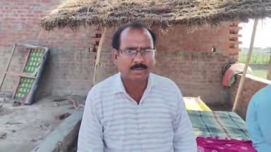 घटना दिनांक 28 5.2026 ग्राम पंचायत नरदोली तूफान आना बिजली की धमक से पक्के मकान की दो दीवारे गिरने से काफी नुकसान