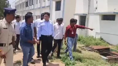 ముధోల్: కుంటాల మండల కేంద్రంలోని ప్రభుత్వ ఆదర్శ పాఠశాలను తనిఖీ చేసిన కలెక్టర్ భవేష్ మిశ్రా