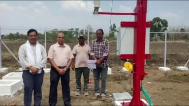 कुरई: सिवनी कृषि विज्ञान केंद्र में लगा स्वचालित मौसम स्टेशन, किसानों को मिलेगी रियल टाइम मौसम जानकारी