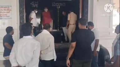 వర్ని: కోటగిరిలోని రెండు ఆలయాల్లో దొంగల చేతివాటం, హుండీ ఎత్తుకెళ్లిన దొంగలు