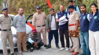 कुल्लू: कुल्लू में एसटीएफ की बड़ी कार्रवाई, कार के दरवाजे में छिपाई गई 4.8 किलो चरस बरामद, पंजाब के 2 तस्कर गिरफ्तार
