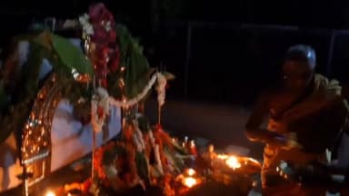 ಸೋಮವಾರಪೇಟೆ: ಮಾಲಂಬಿ ಗ್ರಾಮ ದೇವತಾ ದೇವಾಲಯದಲ್ಲಿ ನಡೆದ ವಿಶೇಷ ಪೂಜೆ