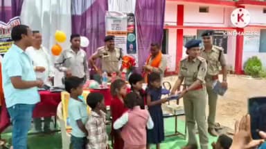 खैरागढ़: दुल्लापुर में शाला प्रवेश उत्सव, थाना प्रभारी शिव शंकर गेंदले ने बच्चों को किया प्रेरित