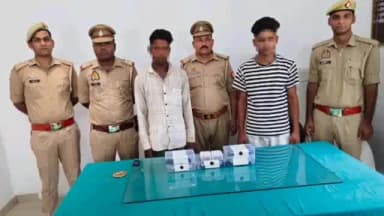 पडरौना: कुशीनगर पुलिस की बड़ी सफलता, 2 घंटे में झपटमारी गैंग का पर्दाफाश, 5 मोबाइल और बाइक बरामद