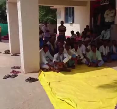 ಹರಪನಹಳ್ಳಿ: ಕುಂಚೂರು ಗ್ರಾಮದ ಗ್ರಾಮ ಪಂಚಾಯಿತಿ ಕಚೇರಿಯಲ್ಲಿ ಗ್ರಾಮ ಸಭೆ