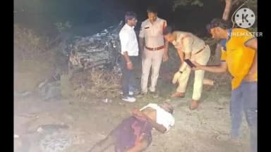 నల్గొండ: పెద్దవూర నాగార్జునసాగర్ హైవేపై రోడ్డు ప్రమాదం ముగ్గురు మృతి