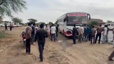 लूणकरणसर 🚨 में भीषण सड़क हादसा, युवक की दर्दनाक मौत