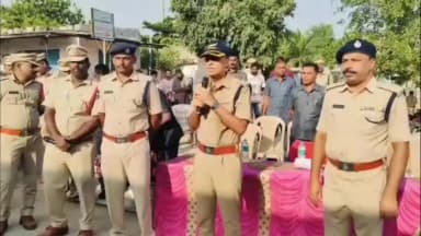 అదిలాబాద్ అర్బన్: శాంతిభద్రతలకు ఆటంకం కలిగిస్తే సహించేది లేదు :ఆదిలాబాద్ ఎస్పీ అఖిల్ మహాజన్