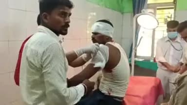 हाजीपुर: हाजीपुर के रामाशीष चौक पर टेंपो डिवाइडर से टकराने से चार लोग घायल