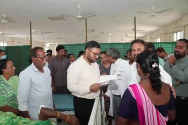 సూర్యాపేట: సూర్యాపేట ప్రభుత్వ ఆసుపత్రిలో రోగులకు మెరుగైన వైద్యమందించాలి: కలెక్టర్ తేజస్ నంద్ లాల్ పవార్