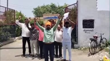 भोगांव: बेवर क्षेत्र में ₹10 लाख का डीजे सामान रोकने का आरोप, कार्रवाई न होने पर थाने के बाहर डीजे संचालकों ने किया प्रदर्शन