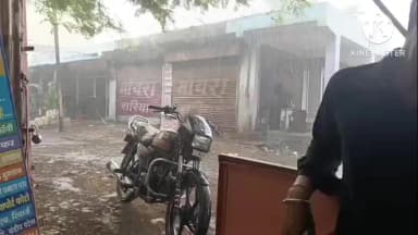 पंधाना: बोरगांव बुजुर्ग सहित आसपास के क्षेत्र में मौसम ने मिजाज बदला हुई बारिश