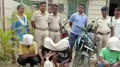 ସମ୍ବଲପୁର: ଦେହେରିପାଲି ପ୍ରାଥମିକ ବିଦ୍ୟାଳୟ ସମ୍ମୁଖରେ ଚଢ଼ାଉ : ୨୪୨ ଗ୍ରାମ ବ୍ରାଉନ୍ ସୁଗାର ଜବତ, ୫ ଜଣ ଗିରଫ