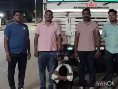 चंद्रपूर: पहाटेच्या नाकीबंदीत गुन्हे शाखेच्या हाती लागला लाखोंचा रेती तस्करींचा ट्रक