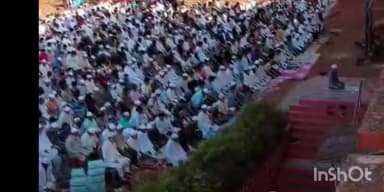 दापोली: दुष्काळाचे संकट निवारण्यासाठी मैदानावर मुस्लिम बांधवांनी मोठ्या संख्येने एकत्र येत केली नमाज अदा