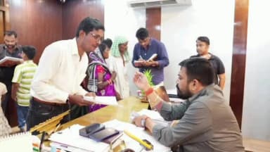 ଧର୍ମଶାଳା: କୁମାରୀ ବିଜେପି କାର୍ଯ୍ୟାଳୟରେ ଜନସାଧାରଣଙ୍କ ସହ ଆତ୍ମୀୟ ସାକ୍ଷାତକାର କଲେ ଧର୍ମଶାଳା ବିଧାୟକ ହିମାଂଶୁ ଶେଖର ସାହୁ