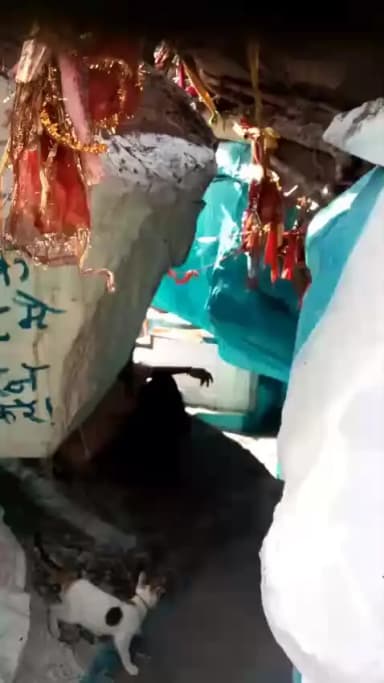 maharajpur me mandir se ghante chori