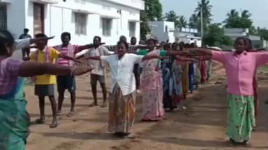 తాడేపల్లిగూడెం: నిత్యజీవితంలో యోగాను భాగం చేసుకోండి: శ్రామికులకు ఉపాధి హామీ ఫీల్డ్ ఆఫీసర్ వీరాస్వామి పిలుపు