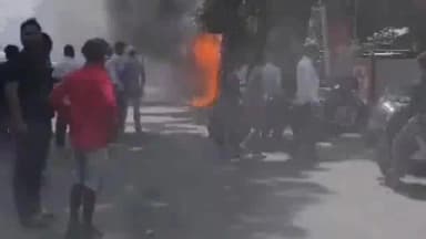 पालघर: ट्रान्सफॉर्मरचा भीषण स्फोट; वसई येथील घटना