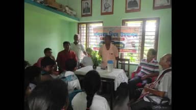খেজুরি ১: খেজুরীর পশ্চিমতল্লা বলাকা পাঠাগারে অনুষ্ঠিত হল পশ্চিমবঙ্গ দিবস,উপস্থিত বিশিষ্ট নাট্যকার ধীরেন্দ্রনাথ প্রধান