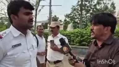 నాగర్ కర్నూల్: వాహనదారులపై నాగర్కర్నూల్ ట్రాఫిక్ ఎస్ఐ దుర్భాష లు : వాగ్వివాదం