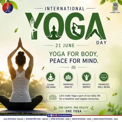 A healthy mind breeds a peaceful society.
On #InternationalDayOfYoga, let’s unite to embrace discipline, health, and harmony. Yoga is not just an exercise; it is a pathway to a calmer mind and a stronger resolve.